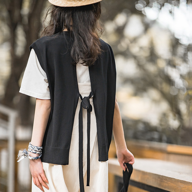 Spring New Sleeveless Lazy Vest Vest Top 129