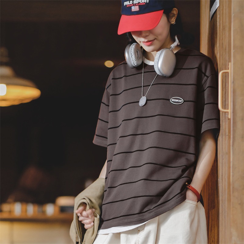 Half-Sleeved Sea Soul Shirt Round Neck Pullover T-Shirt Summer 114 01